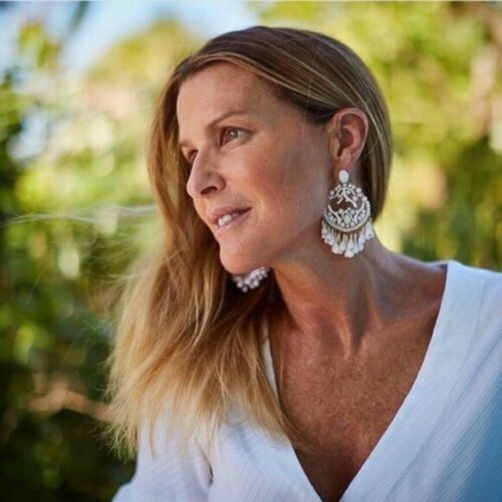 Brand New India Hicks BRANCHING OUT Beachy Earrings - Cream
